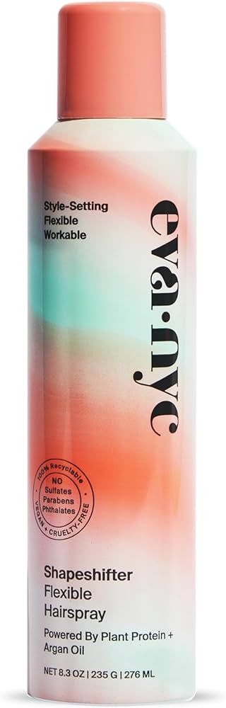 Eva NYC Shapeshifter Flexible Hairspray, Workable and Flexible Hold Hair Spray for Setting, Non-S... | Amazon (US)