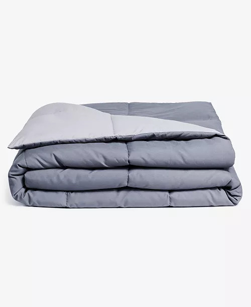 Microfiber Down Alternative Comforter, Twin | Macy's