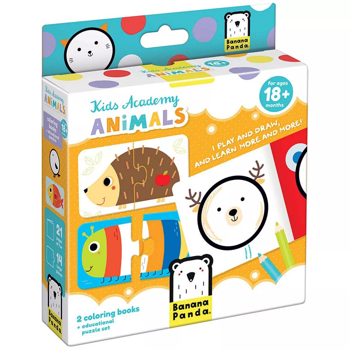 Banana Panda Kid Academy Coloring Book & Puzzles | Target
