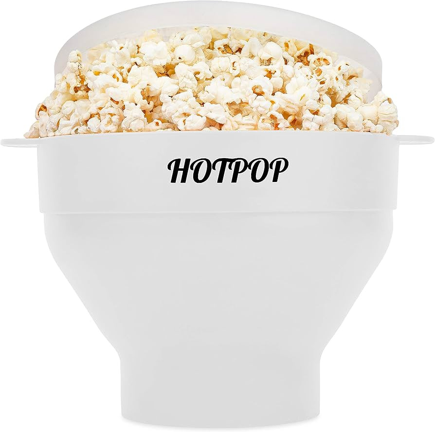 The Original Hotpop Microwave Popcorn Popper, Silicone Popcorn Maker, Collapsible Bowl BPA-Free a... | Amazon (US)