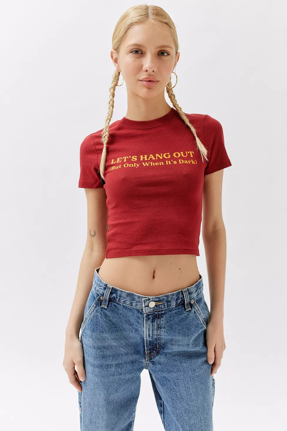 UO Let’s Hang Out Shrunken Tee | Urban Outfitters (US and RoW)