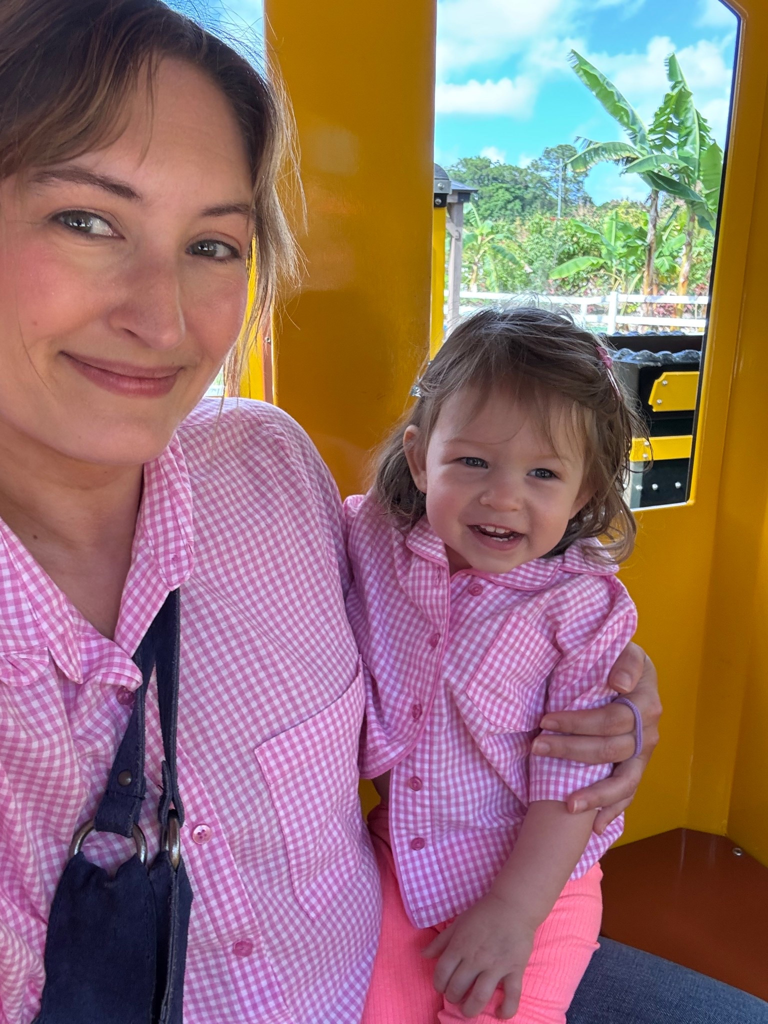 We wore matching pj tops today 🥰🩷

#LTKootd #LTKmomlife #LTKdayinmylife