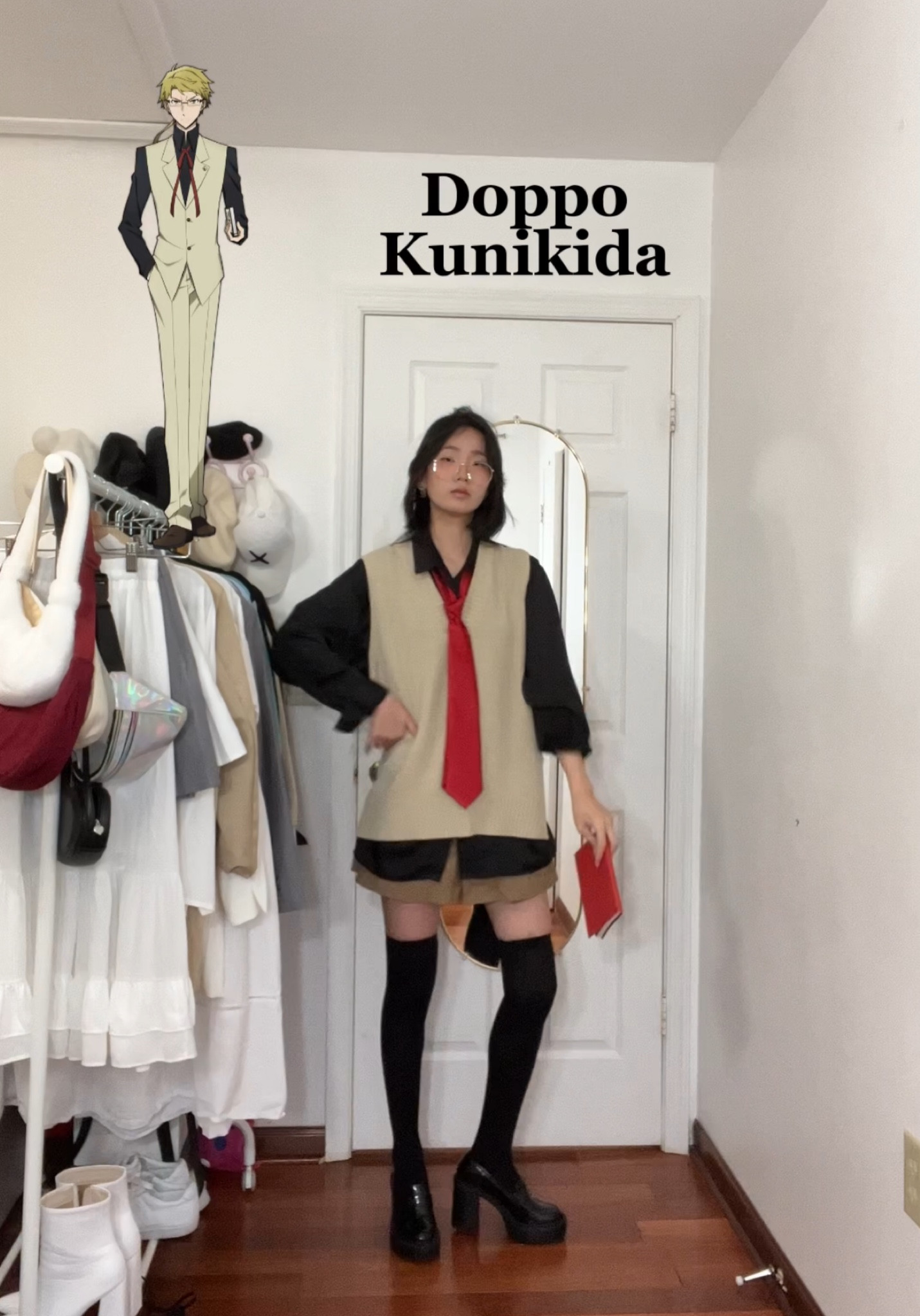 Shirt: Missguided (linked similar)
Vest: Codibook (linked similar)
Shoes: Madden girl
Tie: Amazon 