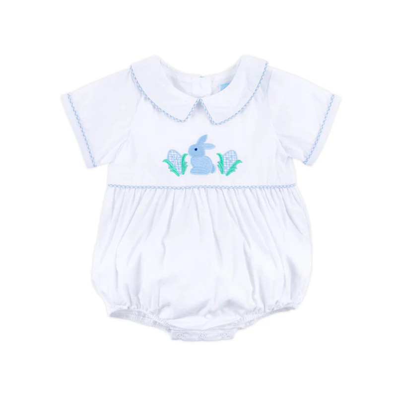 Precious Easter Eggs White Collared Bubble | Classic Whimsy