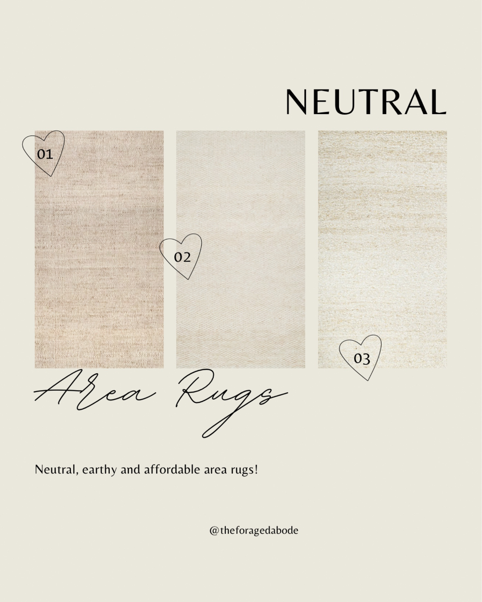 Off White Handspun Jute Area Rug curated on LTK