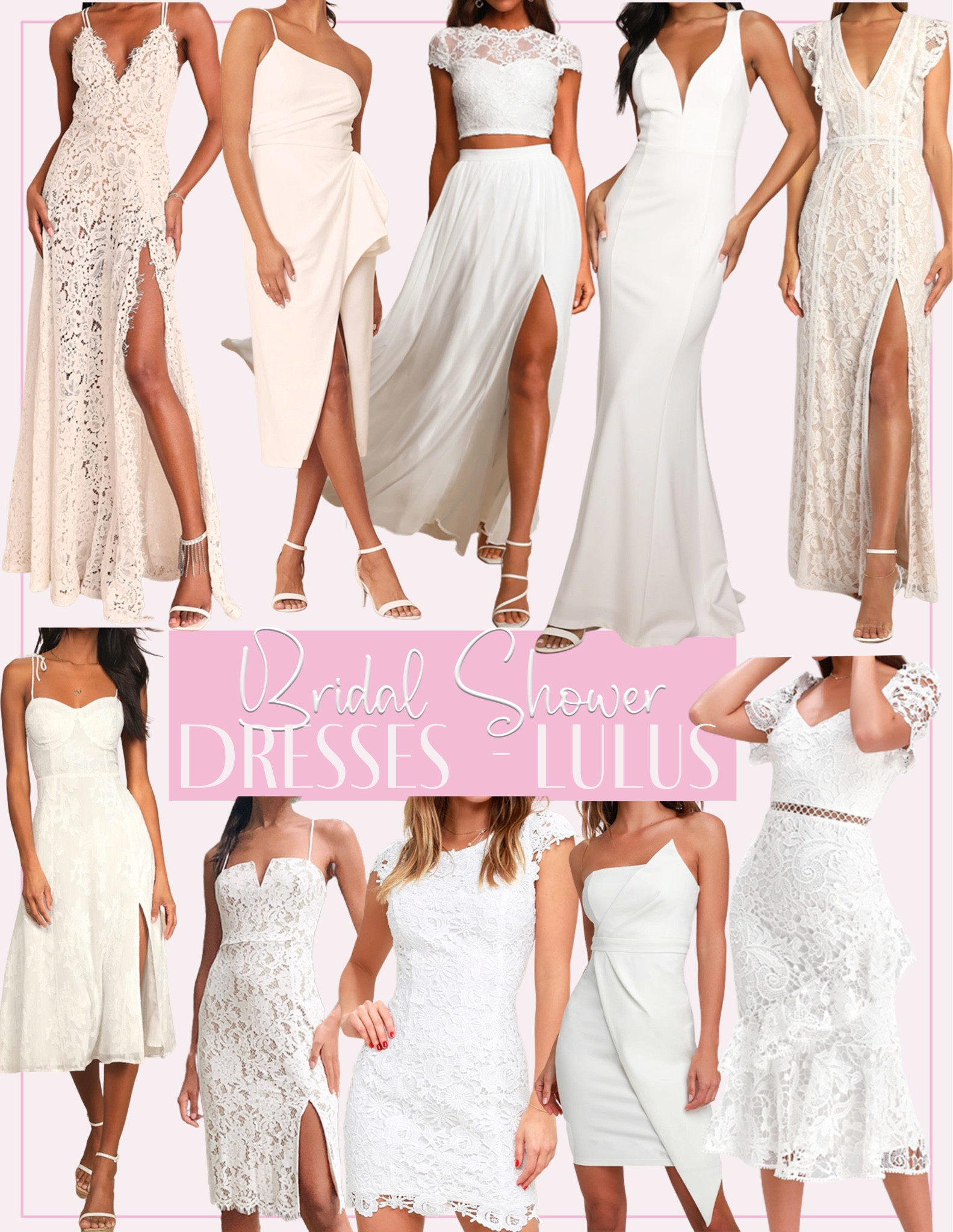 Spring Bridal Shower Dresses - Lulus 

#LTKwedding #LTKunder100 #LTKSeasonal