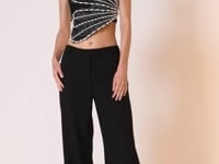 BUTTERFLY DREAMS ONE SHOULDER SATIN TOP | AKIRA