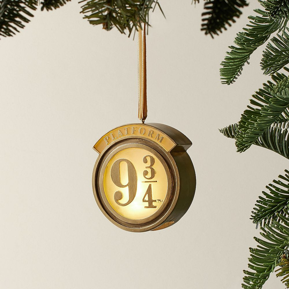 Harry Potter\u2122 Light-Up Platform 9\u00be\u2122 Ornament | Pottery Barn Teen