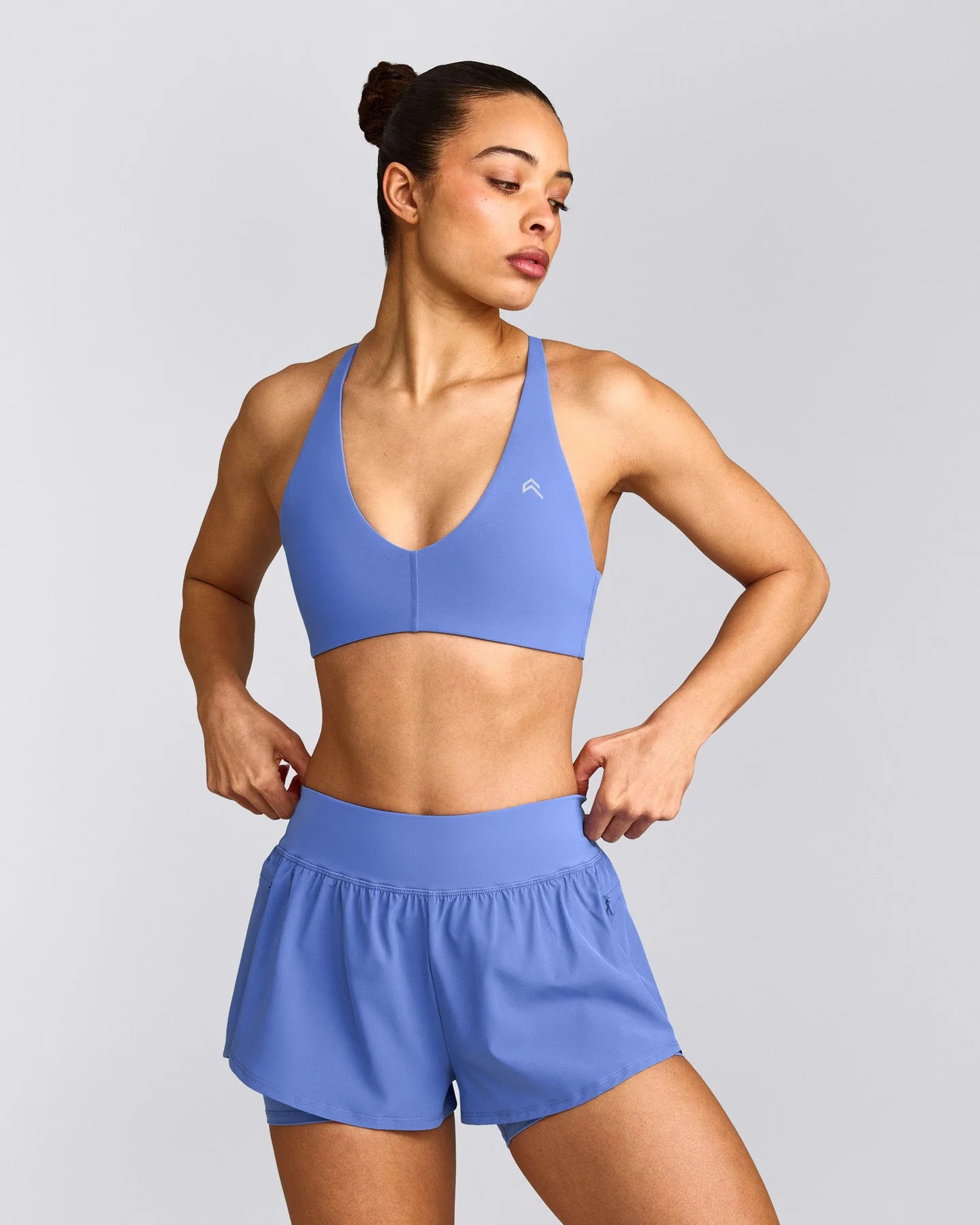 UnifiedMove\u2122 Micro Bralette with Reflective Logo 
 Glaucous Blue | Oner Active (UK / US)