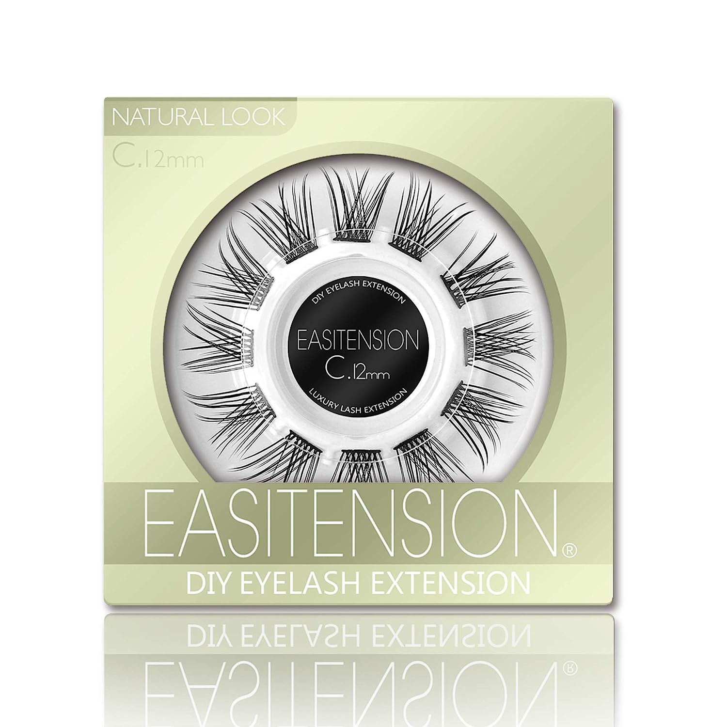 DIY Eyelash Extension, Glue Bonded Band Individual Lash 12 Clusters Natural Lashes Set, Home Eyel... | Amazon (US)