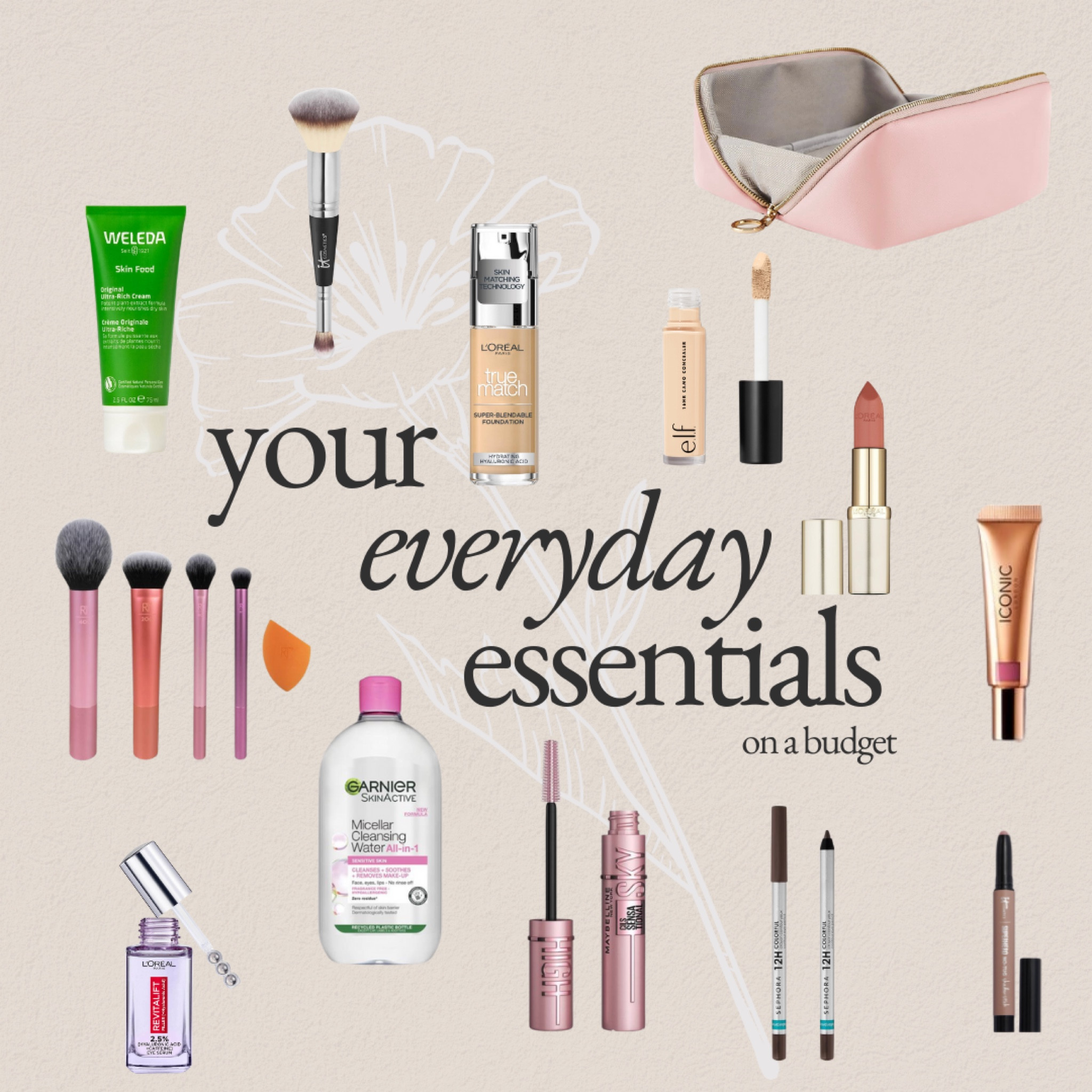 If you’re on a budget but still want to stock up on your makeup & skincare essentials. Here is all the things you need for a daily make over, that’s affordable and covers all your needs! 

#LTKSeasonal #LTKstyletip #LTKbeauty