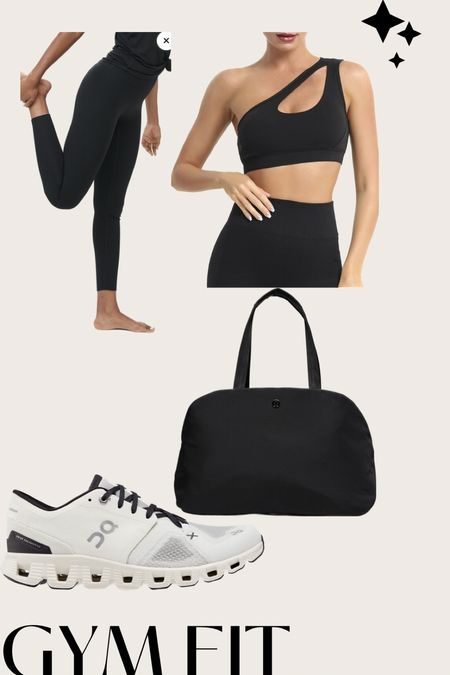 This is my favorite gym fit. Lululemon gym bag, Aerie leggings, Amazon sports bra, and OnCloud shoes!

#LTKfit #LTKFind #LTKstyletip