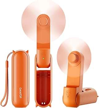 Gaiatop Portable Handheld Fan, Foldable Small Fan, Mini Hand Held Fan with USB Rechargeable 2000m... | Amazon (US)