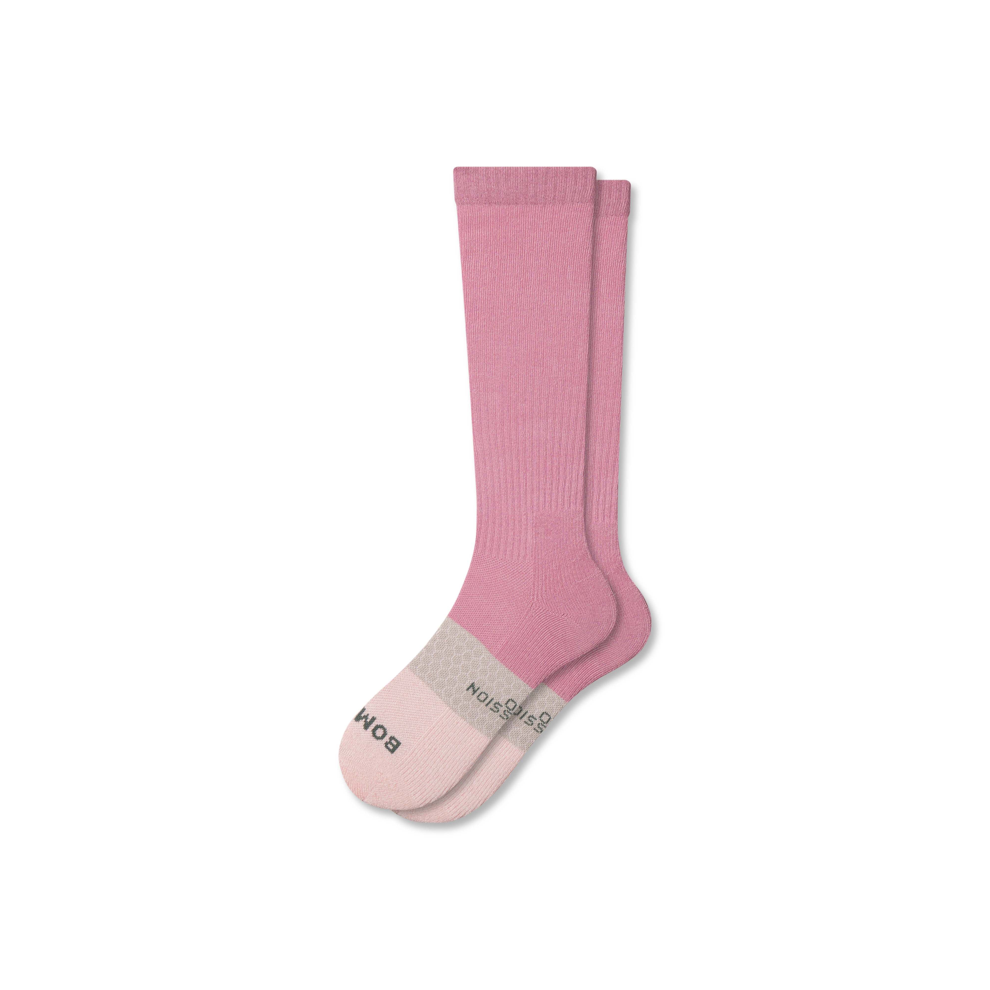 Women's Everyday Compression Knee High Socks (15-20mmHg) - Dried Rose - Small - Cotton Blend - Bombas | Bombas