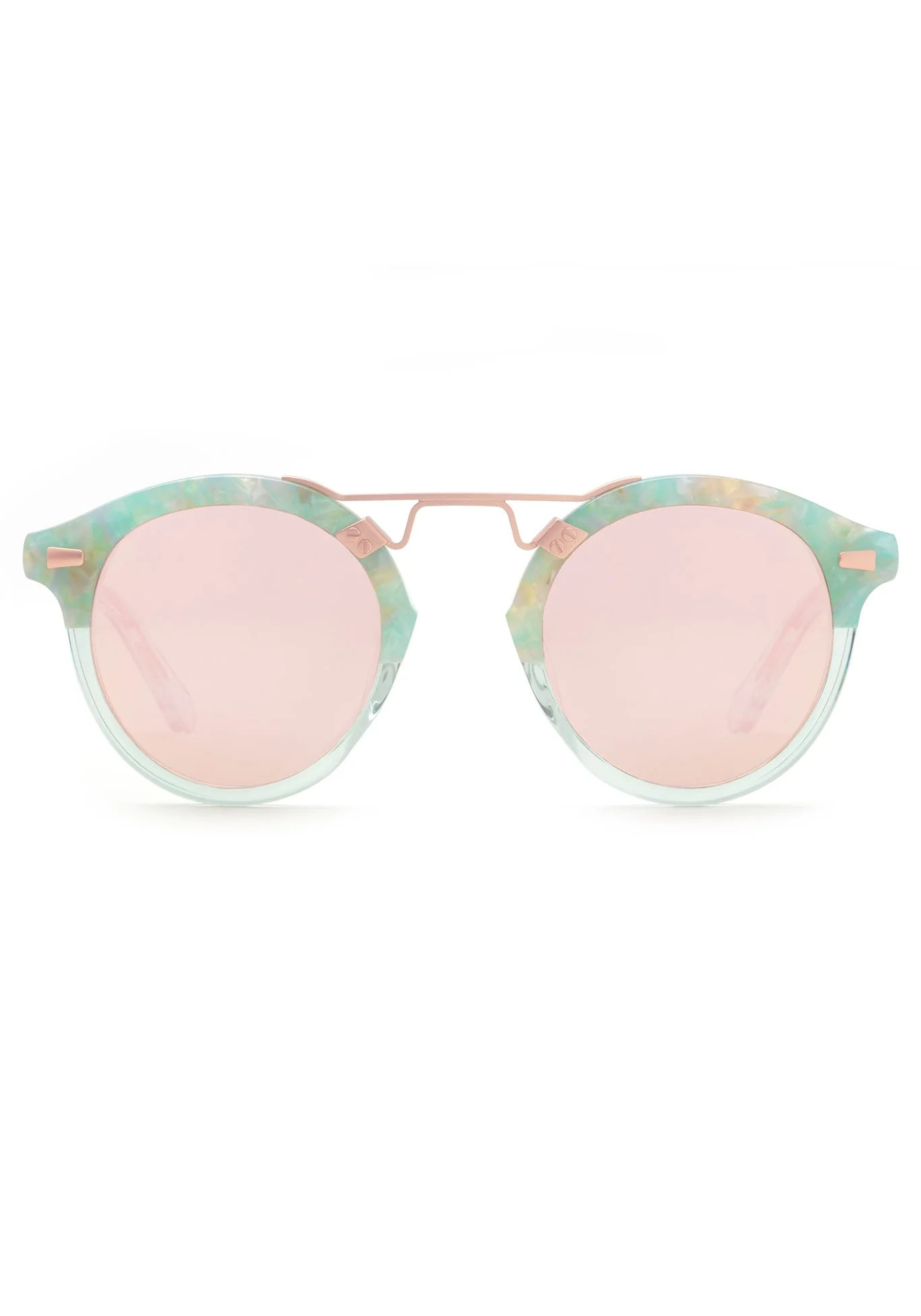 STL II | Seaglass to Marine Rose Gold Mirrored | KREWE Eyewear