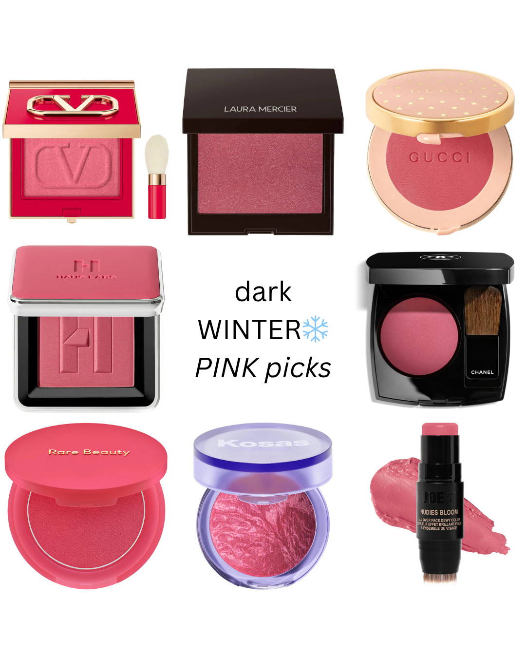 PINK Blushes for Dark Winters❄️ 

 #darkwintermakeup #deepwintermakeup #darkwinterblush #deepwinterblush #pinkblush 

#LTKStyleTip #LTKBeauty