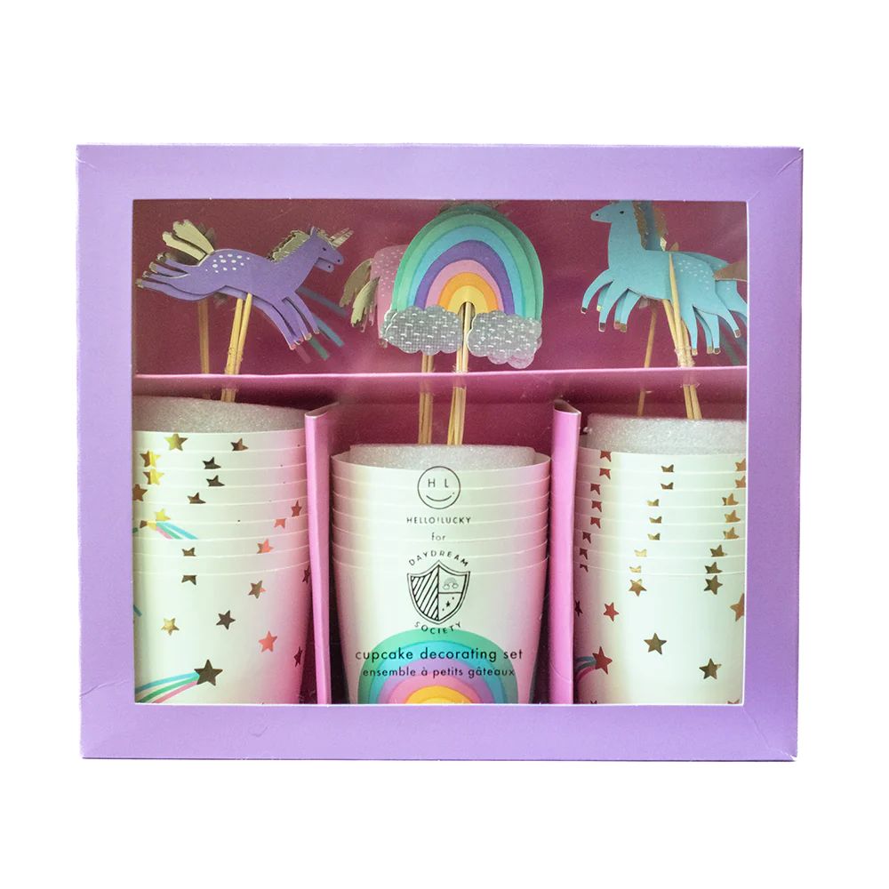 magical unicorn cupcake decorating set | Daydream Society