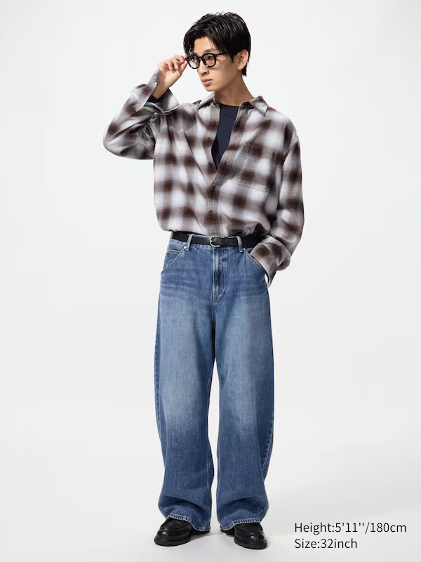 Baggy Curve Jeans (Barrel Leg) | Uniqlo Australia