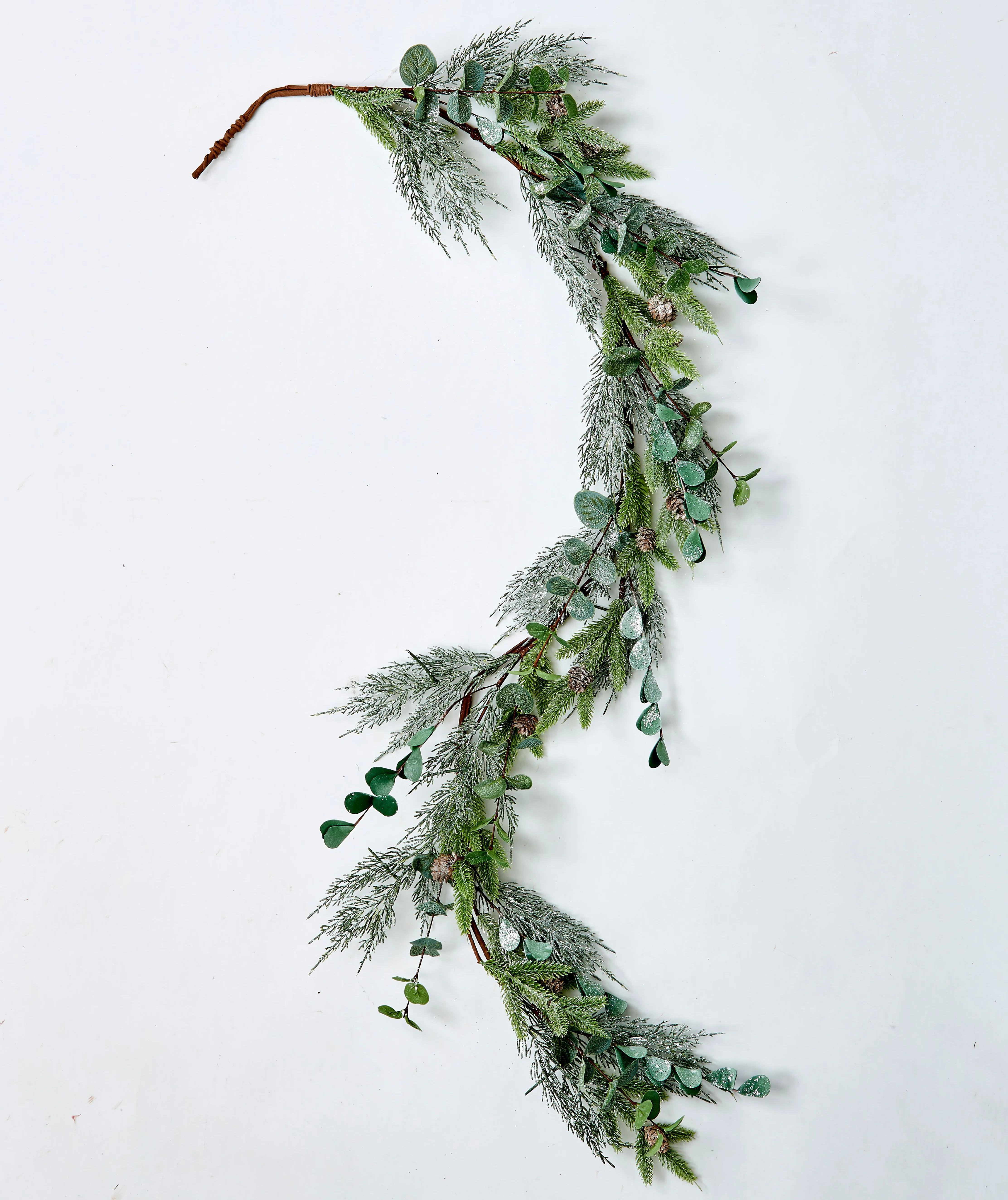 The Holiday Aisle® 5' Mixed Pine and Eucalyptus Garland & Reviews | Wayfair | Wayfair North America