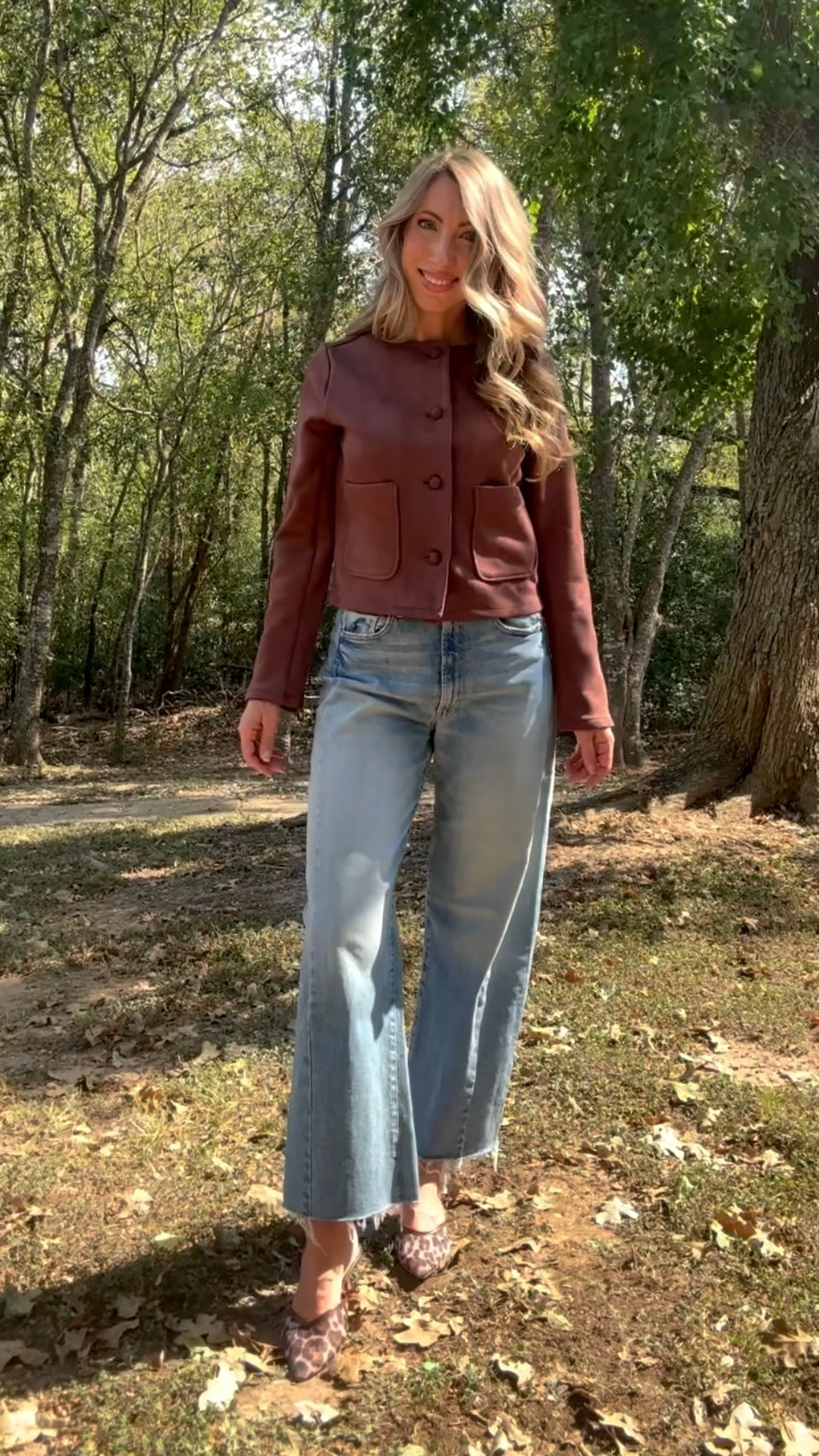 I’m obsessed with this suede lady jacket from Target! Wearing my normal XS. Jeans run slightly big. Barrel jeans, fall outfit, pumpkin patch outfit, thanksgiving outfit, Amazon mesh heels. Glassalwaysfull 

#LTKSeasonal #LTKFindsUnder100 #LTKFindsUnder50