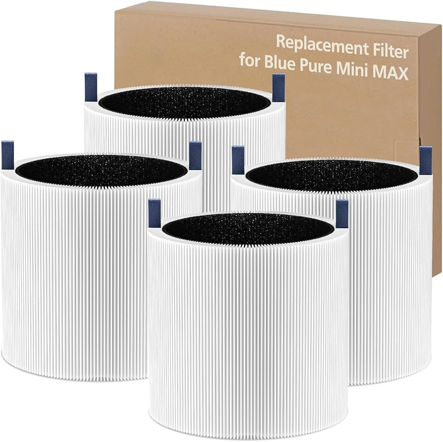 4 Pack Mini Max Air Filter Replacement, FMINI Filter Compatible with BLUEAIR Blue Pure Mini Max A... | Amazon (US)