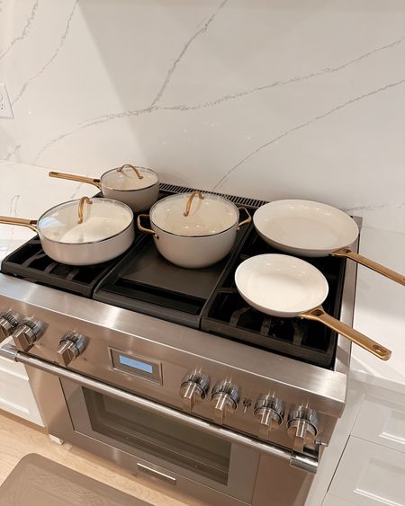 Crate & Barrel Non-Stick Cookware Set! The taupe color is absolutely stunning in person! 

#LTKhome #LTKSeasonal