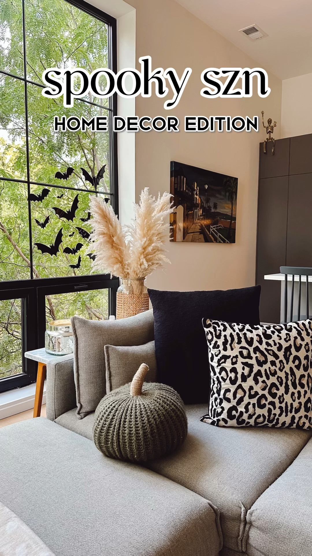 All of our affordable Halloween decor. Most is still in stock for last minute decorating! Bats, floating witch hats, plush pumpkins, glass pumpkins, black pumpkins, rattan pumpkins, spooky spiders, and more. 

#LTKVideo #LTKhome #LTKHalloween