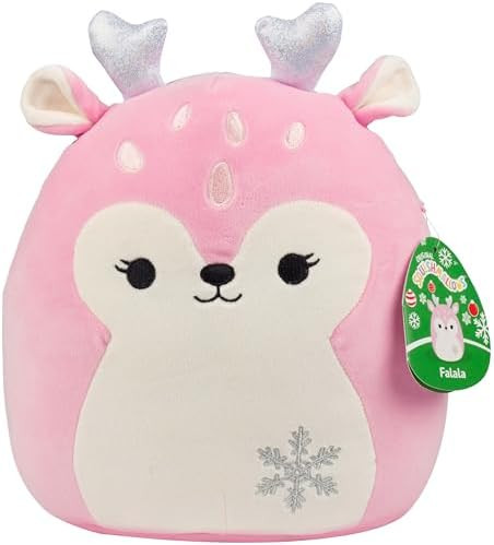 Squishmallows Original 10" Falala The Pink Christmas Deer - Official Jazwares Holiday Plush- Coll... | Amazon (US)