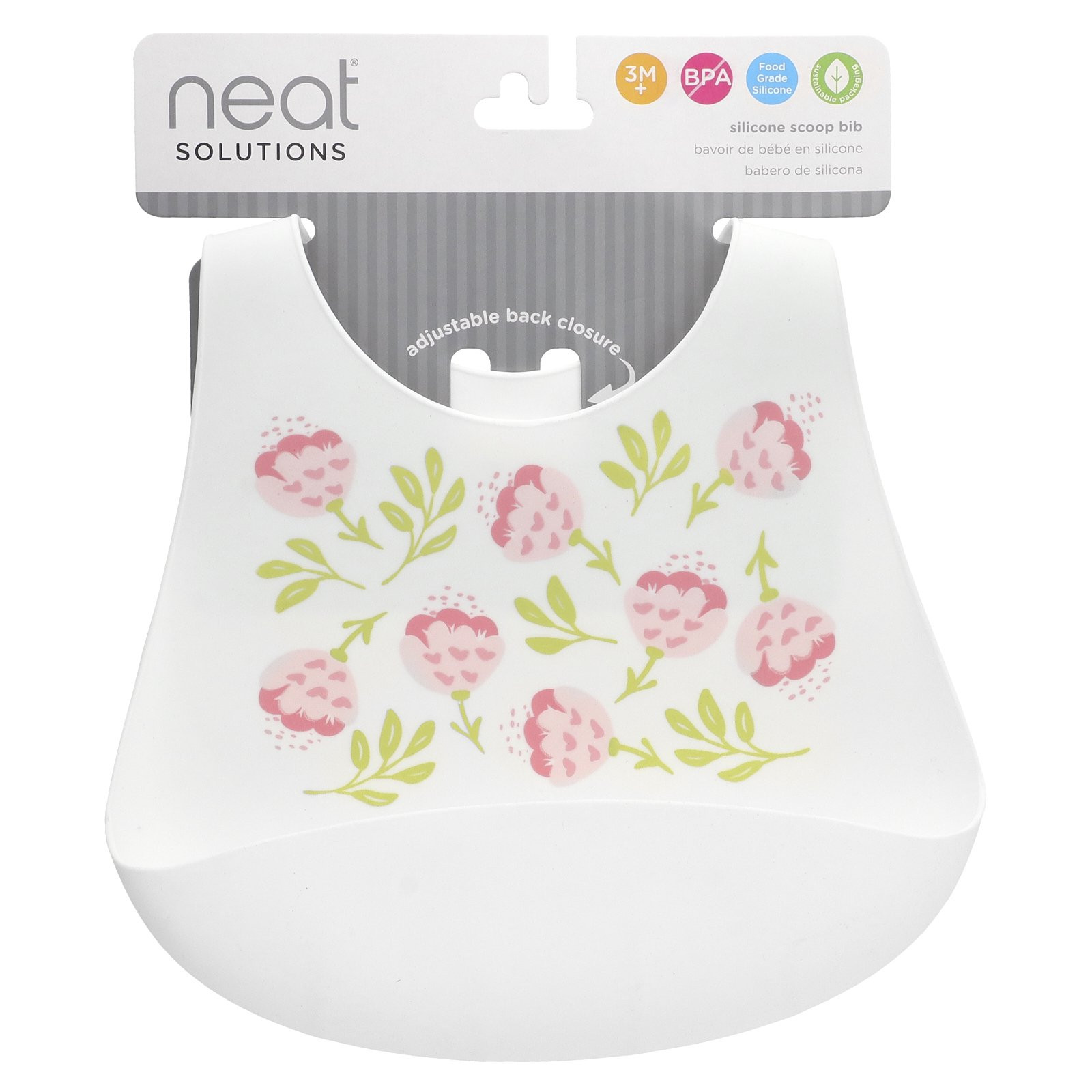 Neat Solutions Silicone Scoop Bib, 3M +, 1 Count | Walmart (US)