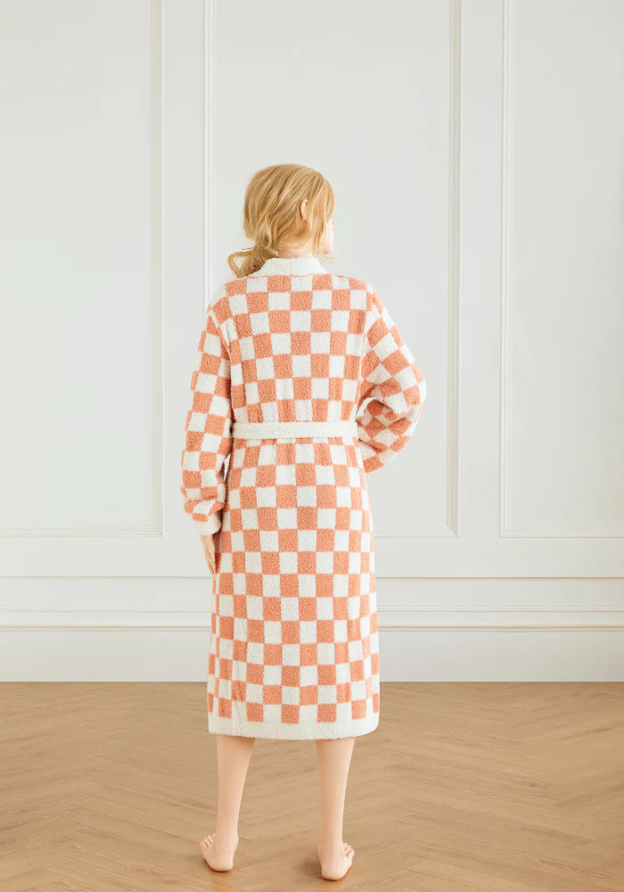 Checkered Buttery Robe- Colors Pre Order 7-16 | The Styled Collection