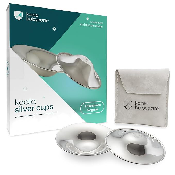Koala Babycare The Original Silver Nursing Cups - Nipple Shields for Nursing Newborn -Breastfeedi... | Amazon (US)
