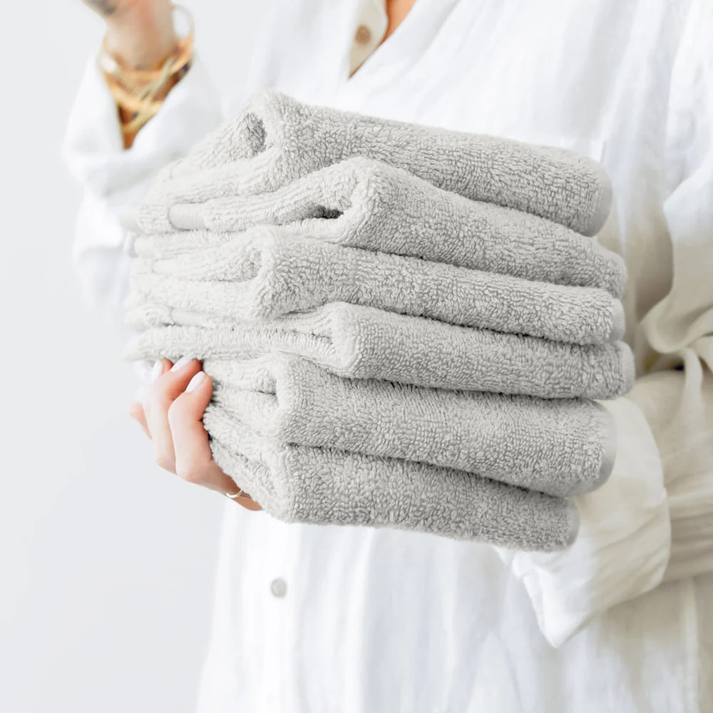 100% Cotton 6-Piece Washcloth Set \u2013 Premium, Quick-Dry Towels for Face & Body | Linens and Hutch