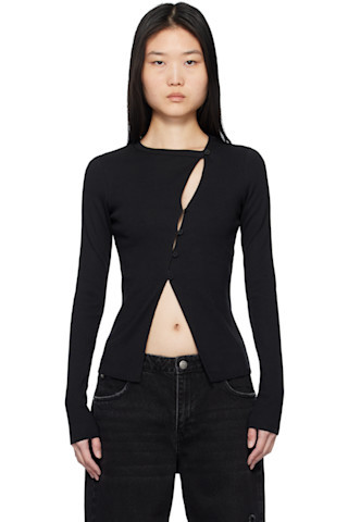 Ksubi - Black Rework Long Sleeve Top | SSENSE