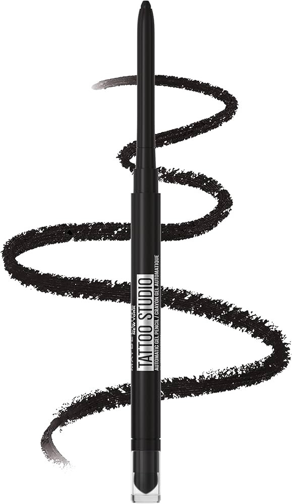 Maybelline Tattoo Studio Automatic Gel Pencil Waterproof Eyeliner, Blendable, Smudge Resistant, M... | Amazon (US)