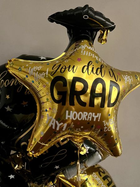 My daughter graduated from Vanderbilt University in December - Go ‘Dores!! 💛🖤 These are some of the graduation decor that I ordered online since finding cute graduation decor in her school colors in December was nearly impossible. It was actually less expensive too, I just took to a local Party City to have them blown up.

#LTKfamily #LTKfindsunder50 #LTKU