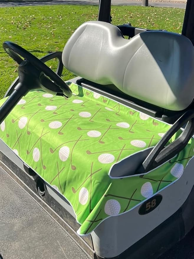 | Microfiber Golf Cart Seat Cover | Lightweight Golf Blanket | Portable | Sports | Golf Accessori... | Amazon (US)