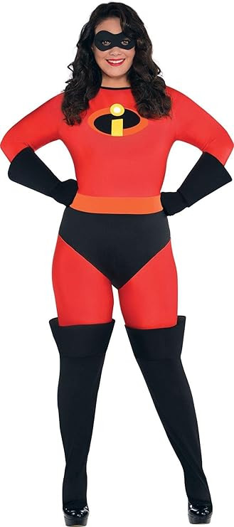Party City Deluxe Mrs Incredible Costume for Women - Disney The Incredibles Costume Includes Jump... | Amazon (US)