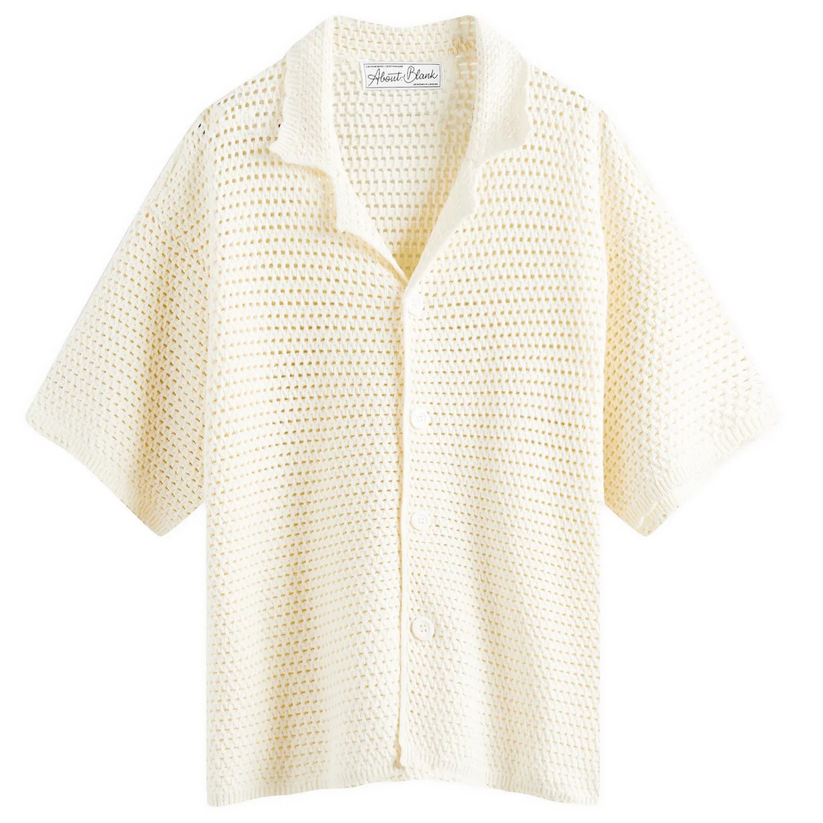 about:blank Mesh Knit Vacation Shirt | END. Clothing