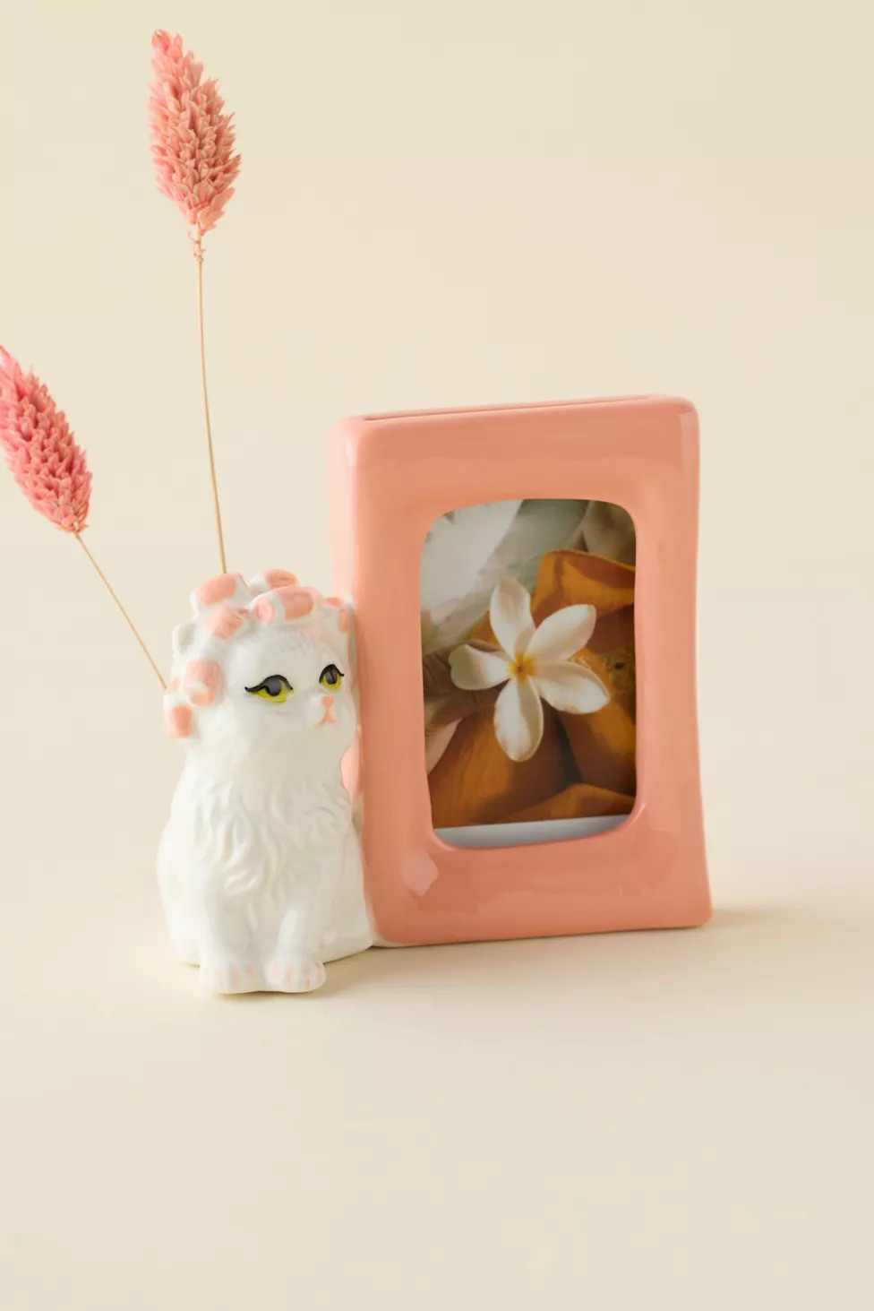 Diva Cat INSTAX MINI Ceramic Picture Frame Vase | Urban Outfitters (US and RoW)