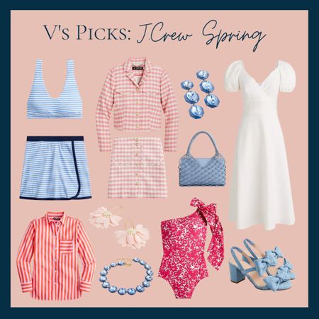 Some of my favorite pieces from the J.Crew spring arrivals! 