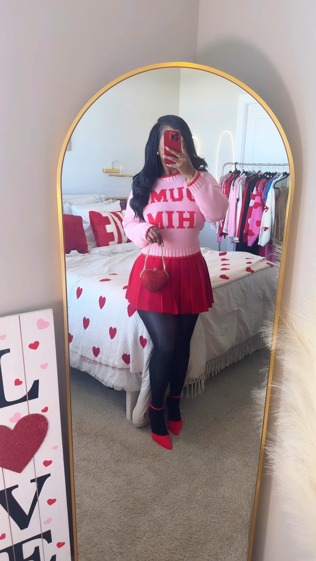 TJ MAXX Galentine’s Day/Valentine’s Day Finds 💕 The Dump Him sweater is sold out online and only available in store! Run to your nearest TJ Maxx to find it 🔎 The Khaki skater skirt is from Temu 
 🔎 PQ261800

#LTKStyleTip #LTKFindsUnder100 #LTKFindsUnder50