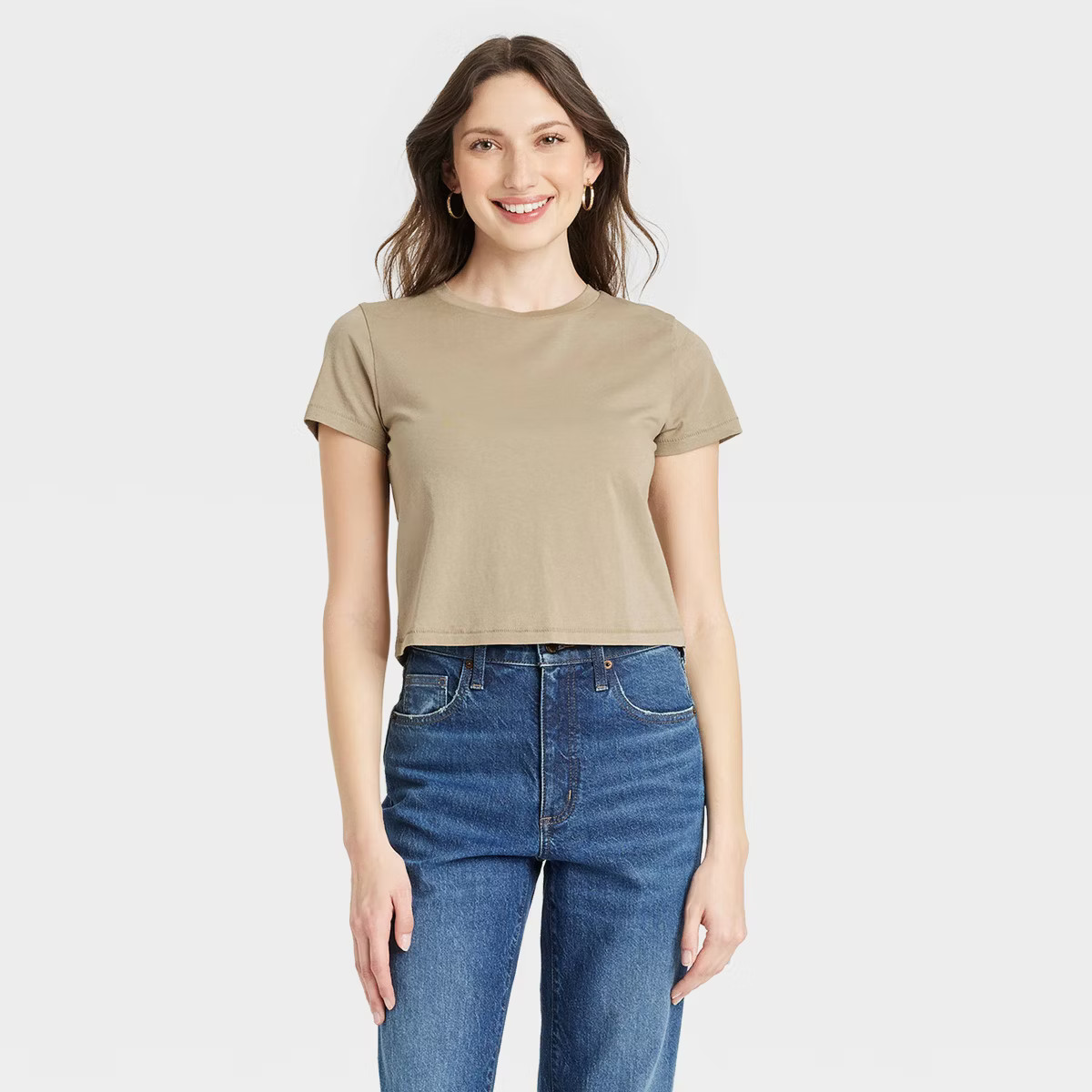 Women's Shrunken Short Sleeve T-Shirt - Universal Thread™ | Target