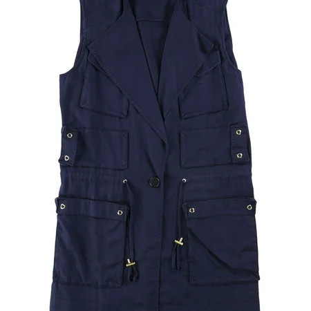 Ralph Lauren Womens Twill Outerwear Vest Blue Small | Walmart (US)
