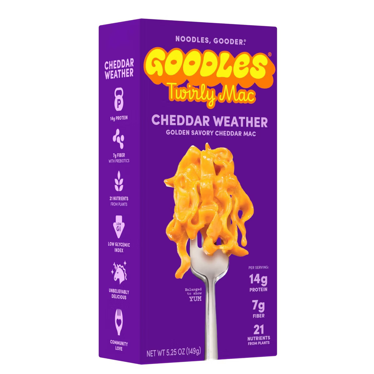 Goodles Cheddar Weather Twirly Noodles - 5.25oz | Target