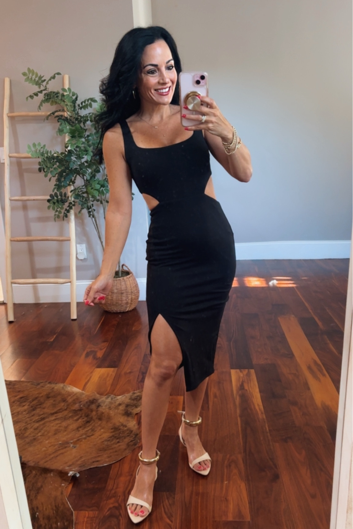 Black dress with cut outs 


#LTKSeasonal #LTKWedding #LTKootd