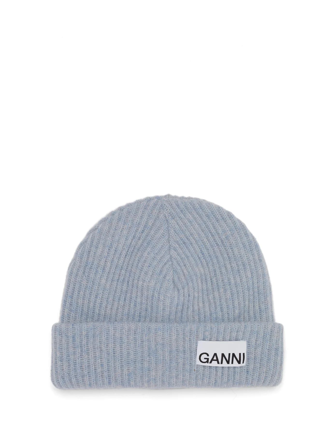 Logo-patch ribbed wool-blend beanie | Matches (UK)