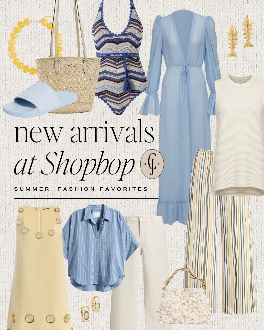 New summer arrivals at @Shopbop in beautiful soft yellow and baby blue.

#LTKsummer #LTKdresses #LTKjeans