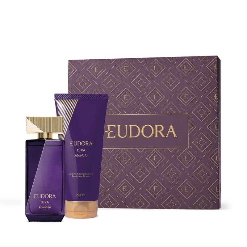 Combo Presente Dia das Mães Eudora Diva Absoluta: Desodorante Colônia 100ml + Loção Corporal ... | Eudora (BR)