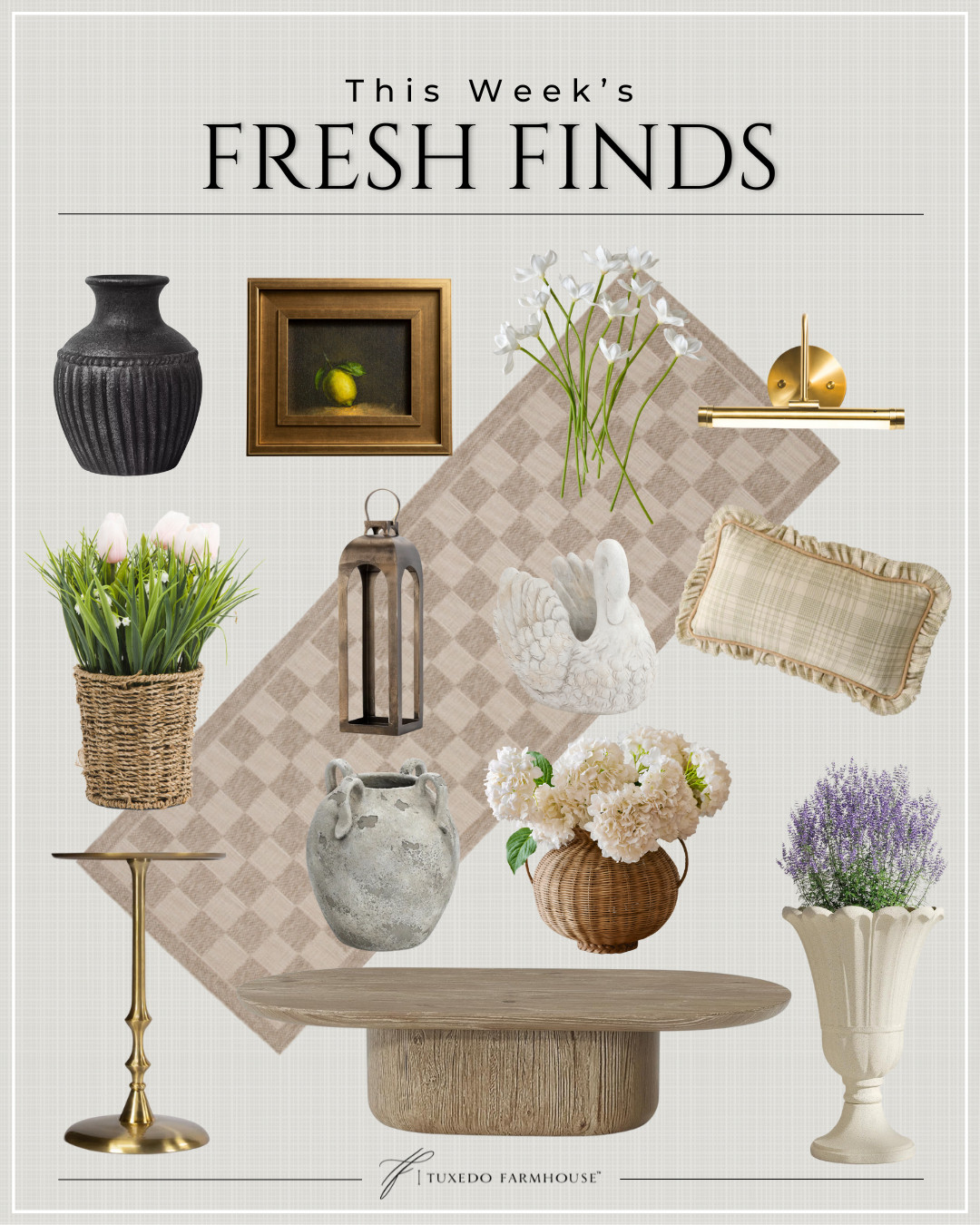 This week’s fresh finds are all about easy elegance and thoughtful texture. A mix of soft florals, warm metals, classic patterns, and timeless silhouettes makes it simple to layer in pieces that feel both refined and relaxed. Perfect for refreshing your home with subtle character—these are the kinds of details that quietly elevate everyday spaces.

Seasonal, home decor, accent chairs, rugs, wall art, frames, pillows, lamps, baskets, candles, books, coffee tables, ottomans, trays, bowls, consoles, accent tables
 

 #LTKSeasonal #LTKHome