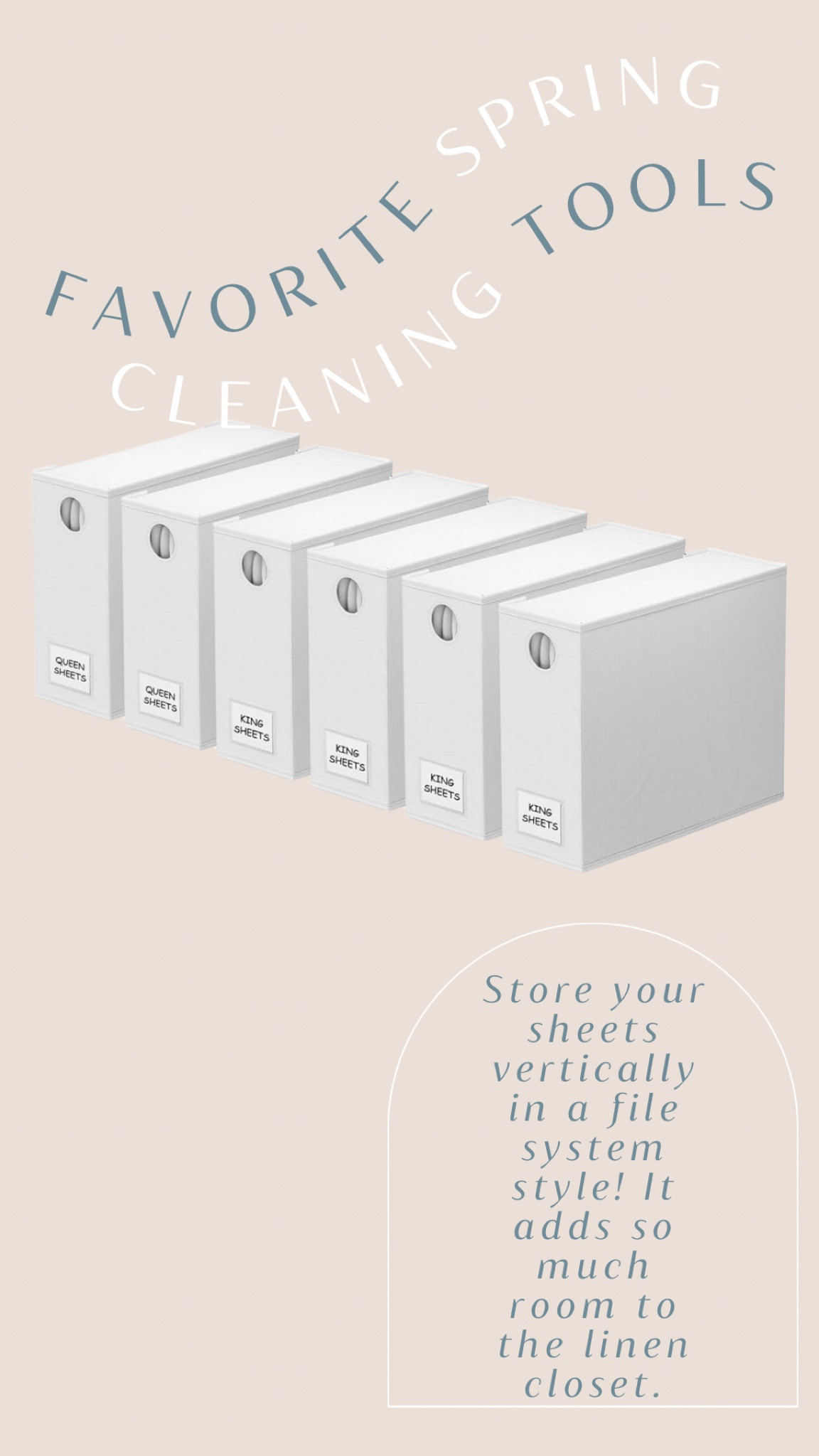 I have loved these sheet organizers! They made so much more room in my linen closet. They come in various colors. Tip! Store matching pillow cases with sheets to keep sets together. 

#LTKU #LTKsalealert #LTKhome